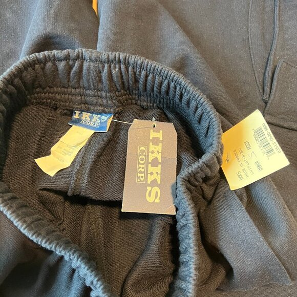 NWT Vintage IKKS Grey Sweatpants Made in France Kids Size S - Picture 9 of 12